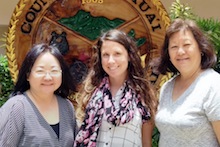 Sarah Yuan, Eilleen Sabino-Laughlin, and Laura Kawamura